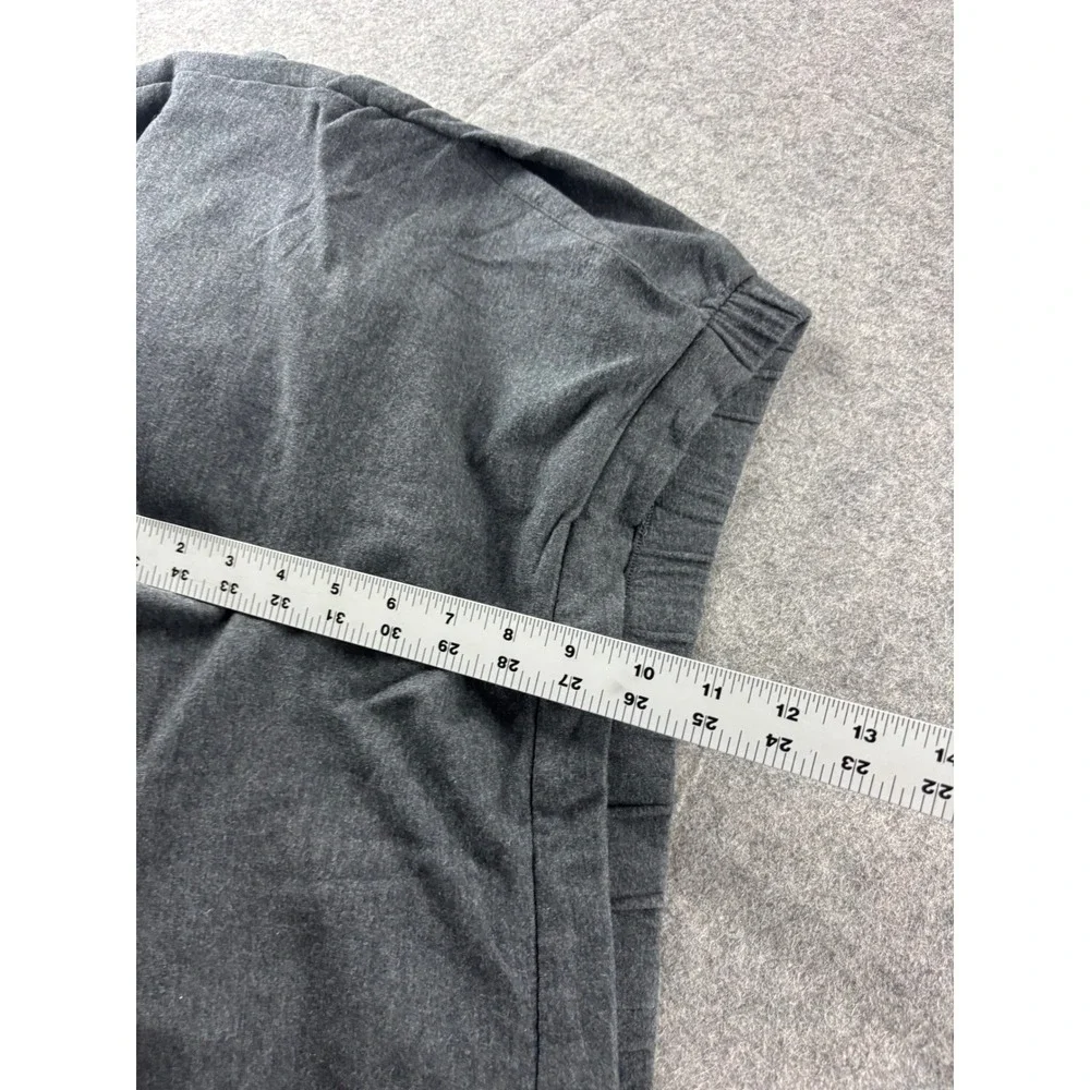 Pure Jill J. Jill Charcoal Gray Pima Cotton Modal Straight Lounge Pants Womens M